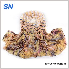 2015 Hot Sale New Products Voile Fabric Scarf